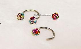 欧美耳环半圆款式图片,半圆耳环款式引领潮流风尚